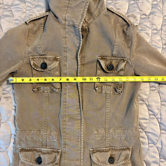 Gap Utility Military Khaki Army Brown Vintage Field Jacket Women S - Picture 9 of 12